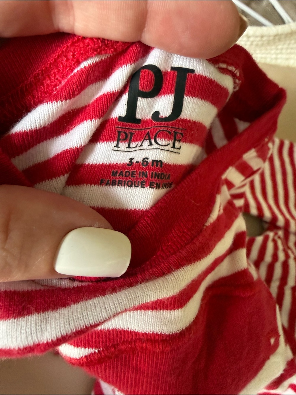 2 for $10 Red & White Striped Santa Pajama Set - Picture 2 of 2